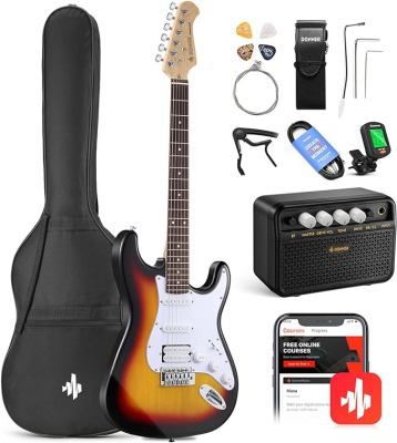 Электрогитара Donner Music DST-100 Kit Sunburst EC1098 - вид 1 миниатюра