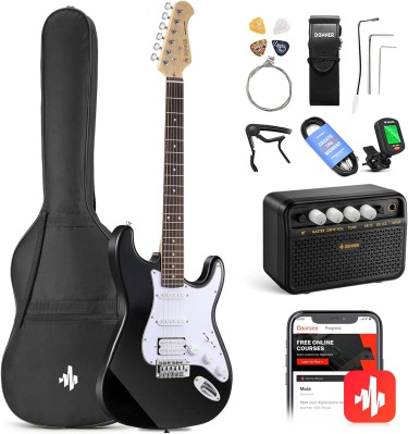 Электрогитара Donner Music DST-100 Kit Black EC1099 - вид 1 миниатюра