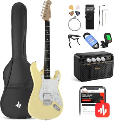 Электрогитара Donner Music DST-100 Kit Yellow EC1169 - вид 1 миниатюра